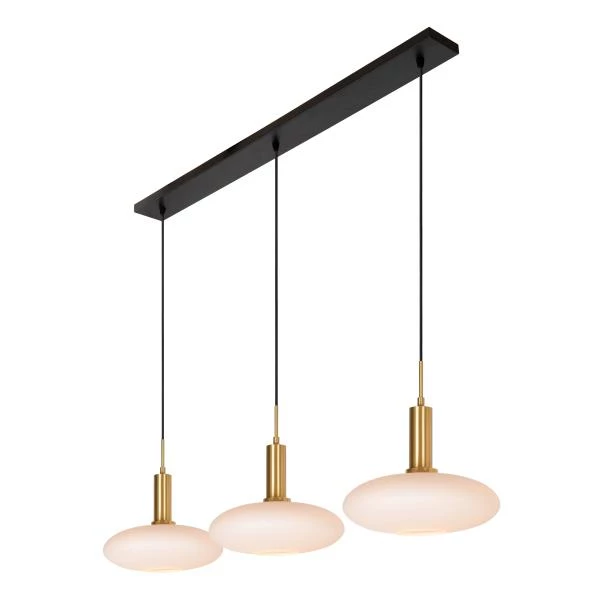 Lucide SINGALA - Pendant light - 3xE27 - Matt Gold / Brass - detail 4